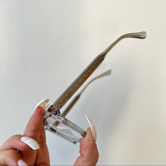 NEW GUCCI GG0184O Clear Square Eyeglasses Frames - Picture 5 of 7